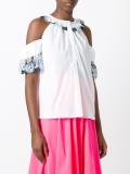 cold shoulder blouse