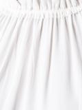 ruffle collar crepe blouse