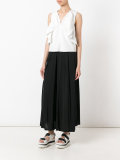 wide leg cropped pants