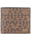 logo star print wallet