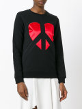 embroidered logo sweatshirt 