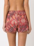 abstract print shorts