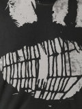 cobweb print T-shirt 