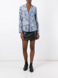 V-neck printed blouse 