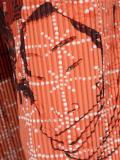 geisha print shorts
