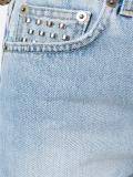 studded denim shorts