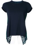 open back lace T-shirt