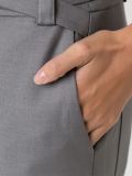 side pocket flared trousers