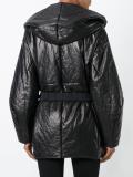 belted oversized jacket