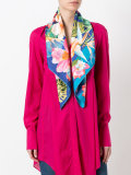 Hibiscus flower print scarf