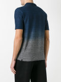 gradient effect polo shirt
