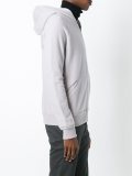 zipped hooded cardigan