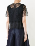 layered sheer blouse