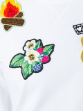 embroidered patch sweatshirt 