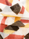 geometric pattern scarf