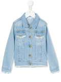 frayed denim jacket