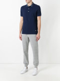 contrast collar polo shirt 