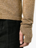 speckled turtle neck knit