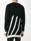 diagonal stripe jumper