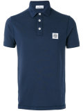 logo patch polo shirt 