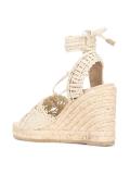 tie around wedged sandals 