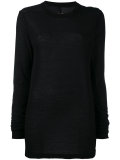 sheer knitted top