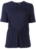 gathered front T-shirt 