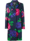 floral single breasted coat