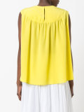 round neck shift blouse