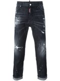 Glamhead distressed detail jeans
