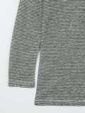semi-sheer striped top