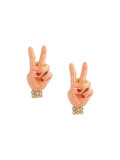 Peace earrings