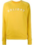 holiday print sweatshirt