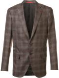 classic checked blazer