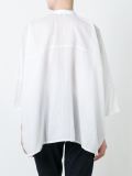 band collar shirt