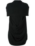 draped knitted top