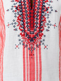 embroidered striped top