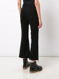 cropped bootcut jeans