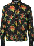 patchwork floral print shirt 