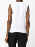 pearled trim sleeveless top 