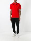 Cuban-fit star appliqué polo shirt 
