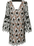 patterned shirt dress