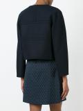 stylized seam cropped jacket