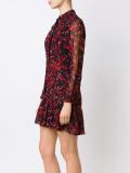 bow print dress