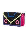 colour block cross-body bag 