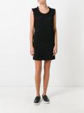 logo patch tank dress