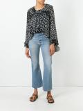 floral print blouse 