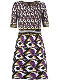 flared knit dress