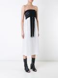 weave strapless dress