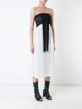 weave strapless dress